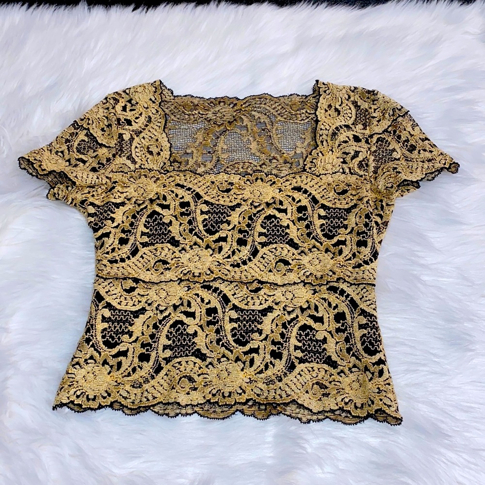 Kay Celine Gold Top